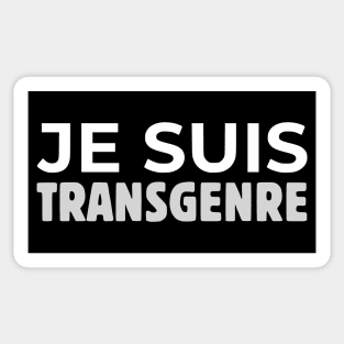 Je suis transgenre Sticker